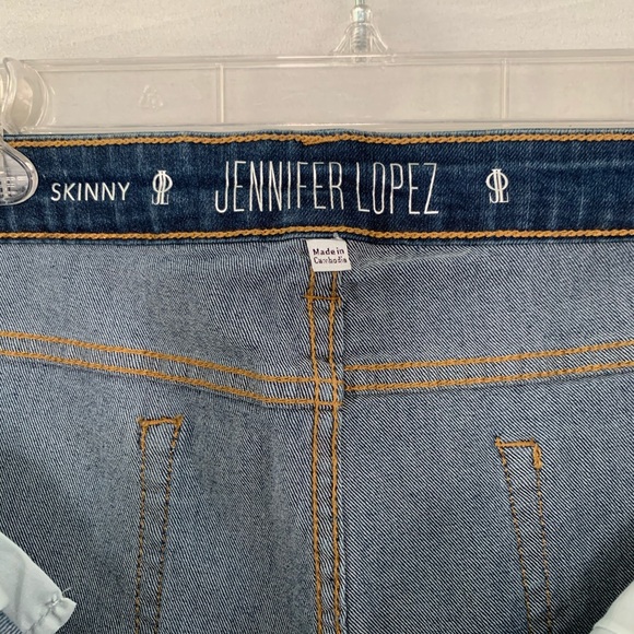 Jennifer Lopez Skinny Jeans With Stones 16P - Picture 4 of 8